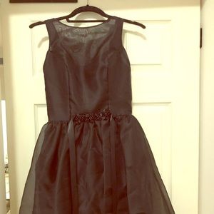 Fancy bridesmaid Noir by Lazaro dress!